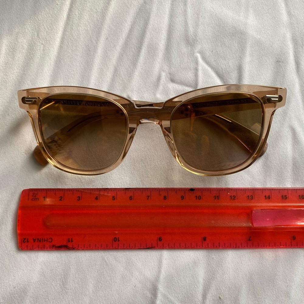 Oliver Peoples Brown/Taupe Masek Sunglasses